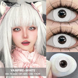 1 Pair Cosplay Demon Contact Lenses for Eyes Anime Lenses for Halloween Colorcon y2k Eye Contacts Cosmetic Red Softlens