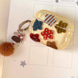 Colorful stars shockproof imd earphone case wireless bluetooth charging box for apple airpods 1 3 pro 2nd 2 4 cover