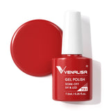 Nail Gel Polish 7.5ml HEMA/TPO FREE Red Sparkle Sequin Gel Nails Beautiful Semi Permanent Soak Off UV LED Gel Polish