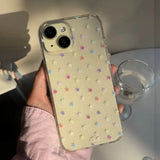 Glitter full screen small stars suitable for Apple 16 large holes fine glitter soft shell 15 16promax straight