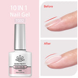 10ml Imperial Green Cat Magnetic Gel Nail Polish Spring Summer Sparkling Glass Bead Soak Off Christmas Decoration