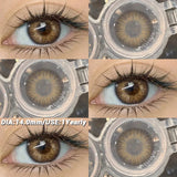 2Pcs Color Contact Lenses for Eyes Natural Gray Contacts Cosmetic Green Eye Color Lens Gray Lenses Blue Contact Lenses