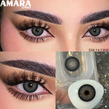 1 Pair Colored Contact Lenses Natural Fashion Brown Eye Lens Gray Contact Eye Lenses Blue Lenses Contacts for Dark Eyes