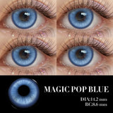 Eye Eyes Color Contacts Colored Contact Lenses Lens Small Pupils Myopia Cosplay Anime Cute 2Pcs 12 Months 1 Year Use
