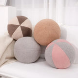 Nordic Style Spherical Pillow Stuffed Decoration Plush Sofa Bay Window Decoration Throw Pillow Soft Photography Prop New