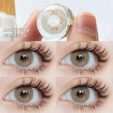 1 Pair Colored Contact Lenses Beautiful Pupil Color Circle Lens Green Iris Yearly Natural Fast Shipping High Quality