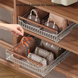 Stainless Steel Jeans Closet Bag Organization Bedroom Storage Rack Box Pull Out Kitchen Storage Large Capacity Undertable Drawer