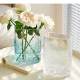Glass Vase Water Ripple Gradient Terrarium Wavy Pattern Floral Accessories Hydroponics Bottle Home Decoration