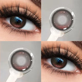 1Pair Purple Color Pupils Anime Contact Lenses with Degree Cosplay Accessories Color Korean Lens Beauty Fast Shipping