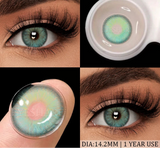 New Natural Color Contact Lenses 2pcs Colorful Makeup Eyes Contact Lens Blue Beauty Pupils Yearly Cosmetic Gray Lenses
