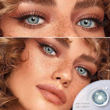 1Pair Natural Color Contact Lenses Color Contact Lenses For Eyes Contacts Lense Eye Yearly Use Beauty Makeup for Eyes