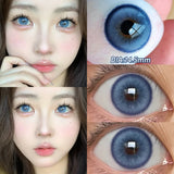 Pink Contact Lenses Myopia Color Contact Lenses for Eye with Diopters Natural Grey Brown Eye Color Lenses Blue Lens 2PCS