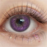 Colored Contact Lenses Lalens Pink Purple Violet Yellow Hazel Brown Color Contacts Eye Lens Eyes Half Year 2Pcs