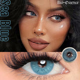 Contact Lenses 2PCS Colored Contact Lenses Cosplay Red Lenses 1Year Fashion Color Beauty Lenses Party Cute Eye Lens