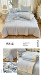 Bubble Cotton Summer Quilt Air Conditioning Quilt Soft Skin-friendly Lightweight Adults Single Double Home Textiles 200*230cm