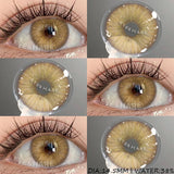 1Pair Gray Colorcon Contact Lenses for Eyes Beautiful Lenses Cosmetic Brown Pupils Blue Lens Green Eyes Contacts Yearly