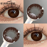 Fashion Color Contact Lenses 1 Pair Black Big Eyes Softlenses Colored Contact Lens eye Makeup Beautiful Pupils