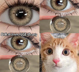 Colored Contacts Lenses with Myopia Naturally Gray Brown Beautiful Pupils with Degree Blue Eyes Lenses Fast Shipping