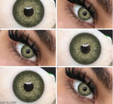 1Pair Natural Color Contact Lenses for Eyes Gray Eye Contacts Yearly Fashion Blue Contact Lenses Colored Eye Contacts