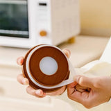 3pcs Ceramics Jars Lid Coffee Bean Storage Container‌ Dustproof and Moisture-proof with Cover Kitchen Organizer Jars for Spices