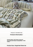Fre Small Floral 8m Cotton Bedding Set Quilt Cover Pure Cotton Bed Canopy Four Piece Bedding Set Double Layered Weave