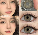 Colored Contact Lenses for Big Eyes Dolly Eye Gray Eye Lenses Brown Contact Gray Lenses 14.5mm Green Colored Contacts