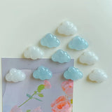 6pcs Cloud Refrigerator Magnets - Reusable, Colorful Cloud-Shaped Magnets for Fridge, Perfect for Christmas