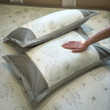 Ice Feeling Summer Pillowcase cover for Home Use, Anti-Bacterial Ice Silk Pillowcase for Bedroom Pillowcase 48x74 Various color