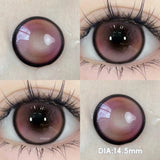 1 Pair Super Contact Lenses for Eyes Fashion Color Pupils Makeup Eye Lenses Green Contact Lenses Pink Brown Blue Lenses