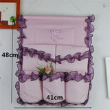 Home Storage & Organization Multilayer Fabric Hanging Storage Bag for Door Wall Wardrobe Dormitory Creative Organizer