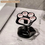 Cat Paw Shape Ceramic Toothbrush Holder Cute No Punching Toothbrush Holder Base Makeup Brush Storage Bathroom Accessories Tool