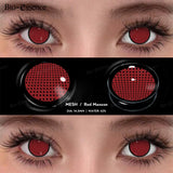 1 Pair Hallowee Contact Lenses for Eyes Cosplay Lenses Anime Lenses Anime Accessories Lenses Black Lenses Pink Lens