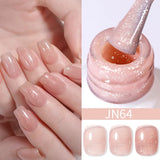 10ml Red Series Gel Nail Polish Winter Dark Red Glitter Nail Art Varnish Semi Permanent Soak Off UV LED Gel