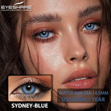 Fashion Colored Contact Lenses for Eyes Natural Gray Contact Blue Eyes Lenses Gray Contacts Yearly Green Pupils 1pair