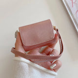 Luxury Business Earphone Bag For AirPods 4 Case Solid Color Matte Leather Portable Protection Cover For AirPods 1 2 3 Pro 2 2nd