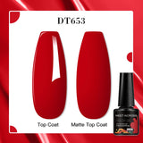 7ml Rubber Base Nail Gel Polish Nude Milky White DIY Nail Art Soak Off Gel Polish Semi Permanent Painting UV Vernis