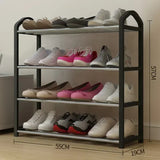 Simple Dustproof Door Shoe Rack Space Saving Small Storage Cabinet Home Dormitory Female Multipurpose Shoe Organizer Shelf