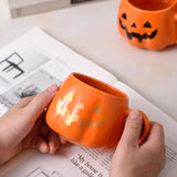 Halloween Mugs Cartoon Spooky Pumpkin Mugs Halloween Decoration Accessories Coffee Milk Mugs Ceramic Mugs