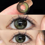 2Pieces Colored Contact Lenses Bling Pupil Beauty Cosplay Color Circle Lens Yearly Galaxy Coloured Contacts