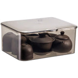 Transparent Desk organizer Desktop Storage Box Cosmetics Organizer Document Organizer Snack Storage Office Stationery Appliances