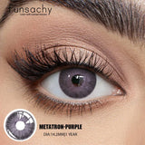 2Pcs Kroean New Colored Contact Lenses Natural Blue Makeup Cosmetic Pupils Soft Lens Eye Beautiful Color Lens Yearly