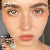 Green Colored Contacts Olive Green Hazel Contact Lenses Charming Bright Exotic Eyes Look