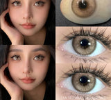 1Pair Korean High Quality Lenses Color Contact Lenses for Eyes Purple Lenses Blue Eye Lens Soft Cosmetic Brown Contacts