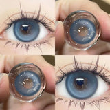 Contact Lenses Myopia Prescription Lenses With Diopters Grey Colored Contacts Lens for Eyes Cosmetics Beauty Pupil