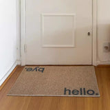 Nordic PVC Letters Welcome Doormat Cuttable House Entrance Mat Rug Carpet Anti Dust Floor Tidy Pad Outdoor Home Decor