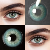 Colored Contact Lenses Lalens Impact Green Cosplay Cartoon Yellow Sin Color Contacts Eye Lens Eyes Half Year 2Pcs