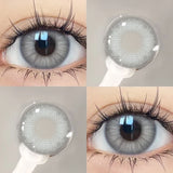 1Pair Green Lenses Color Contact Lenses for Eyes Blue Gray Pupils Cosmetic Diopters Degrees-0.00 to-8.00 Fast Shipping