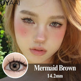 Contact Lenses Cosmetics Lenses Choco Jump Series Eye Color Lens Beauty Black contacts Woman Accesories Natual  Brown lens