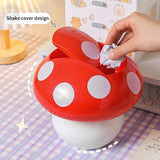 Kitchen Trash Bin Shaking Head Desktop Paper Basket Multifunctional Household Storage Bin Car Mounted Cute Mushroom Trash Bins