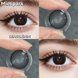 2pcs Half-Year Colored Contacts  Lenses for Daily Wear Cosplay Brown Grey Blue